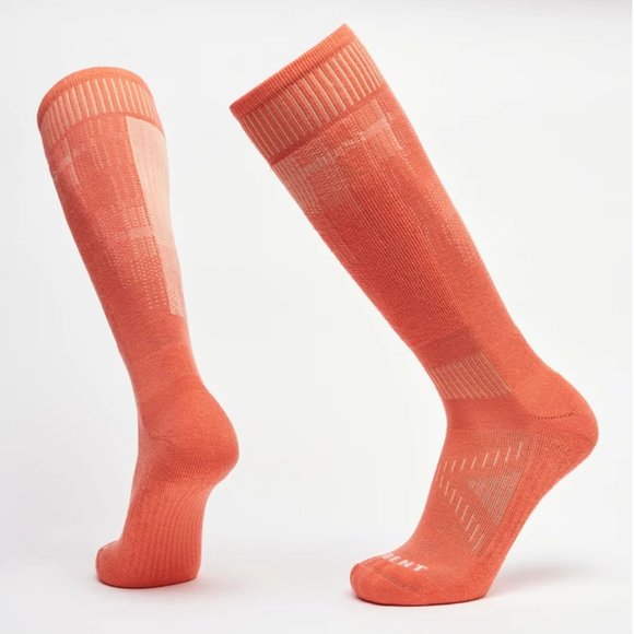 Lé Bent Pixel Light Socks in Peach Fuzz - Picture 1 of 8